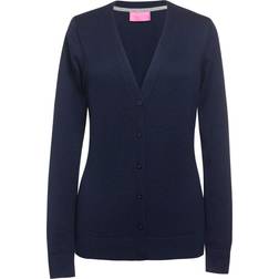 Brook Taverner Augusta V Neck Cardigan - Bleu