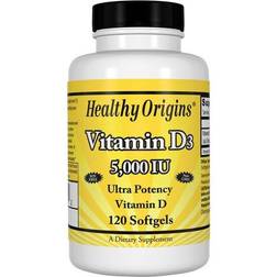 Healthy Origins Vitamin D3 5000iu 120 Stk.