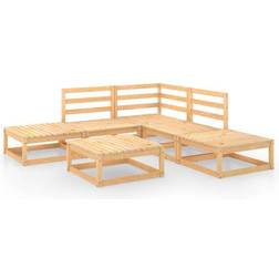 vidaXL 3075499 Outdoor Lounge Set, 1 Table incl. 3 Sofas