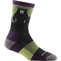 Darn Tough Women's Bear Town Micro Crew Lightweight Hiking Sock - Lime