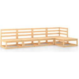vidaXL 3075514 Loungeset, Bord inkl. 3 Soffor