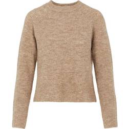 Pieces Ellen Pullover - Silver Mink