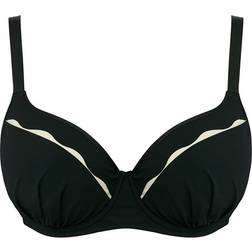 Fantasie Sainte Maxime Moulded Bikini Top - Black Cream