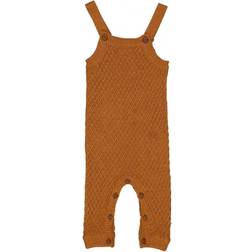 Wheat Bobbie Knit Romper - Cinnamon Melange (6991e-560-3025)