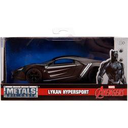 Jada Black Panther pienoiskoossa Lykan Hypersport 01:32