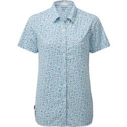 Craghoppers Tayma Shirt Met Korte Mouwen - Salie Groen