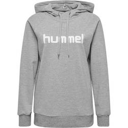 Hummel Dames Hoodie Go Logo - Gris