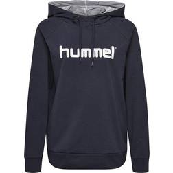 Hummel Felpa con cappuccio da donna Cotton Logo - Bleu