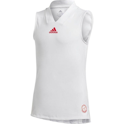 adidas Engineered Tank Top Kids - White/Scarlet