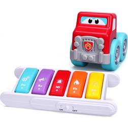 BBJUNIOR Drive'N Rock Fire Truck