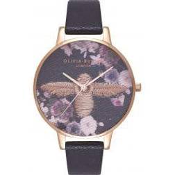 Olivia Burton Embroidered Dial Bee (OB16EM02)