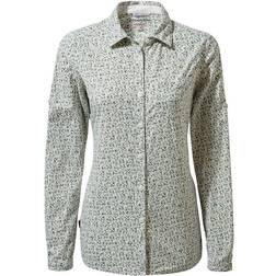 Craghoppers Nosilife Fara Long Sleeved Shirt - Sage Print