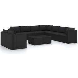 vidaXL 3059497 Lounge-Set, 1 Tisch einschl. 9 Sofas