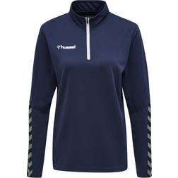 Hummel Hmlauthentic Half Zip Sweatshirt - Bleu