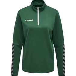 Hummel Authentic Half-Zip Sweatshirt Woman - Evergreen