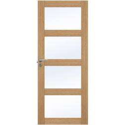 Swedoor Unique GW04L Inderdør Klart glas (90x210cm)