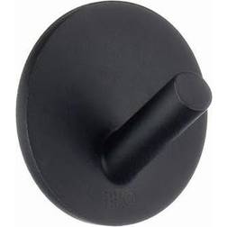 Beslagsboden Haak Smedbo Xtra Design Mini Rond Mat Zwart