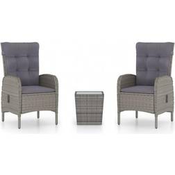 vidaXL 3058534 Ensemble de Bistrot, 1 Table incluse 2 Chaises