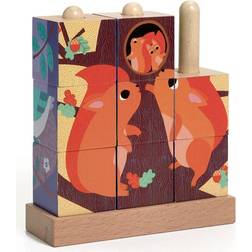 Djeco Wooden Puzzle Up Forest 9 Pieces