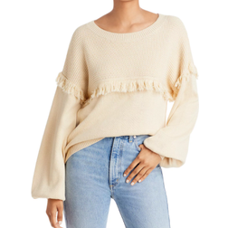 Joie Angelia Cotton Sweater - Bleached Stone