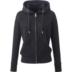 Anthem Women's Organic Full Zip Hoodie - Black