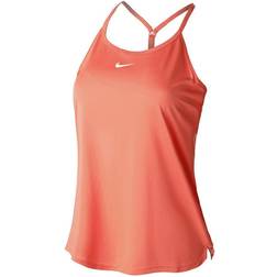 Nike Dri-FIT One Elastika Standard Fit Tank Top Women - Magic Ember/White