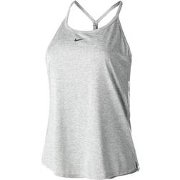 Nike Dri-FIT One Elastika Standard Fit Tank Top Women - Particle Grey/Heather/Black