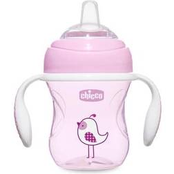 Chicco Transition tasse d’apprentissage avec supports 4m Pink 200 ml