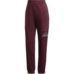 adidas Brand Love Embroidered Logo Joggers Women - Victory Crimson/White