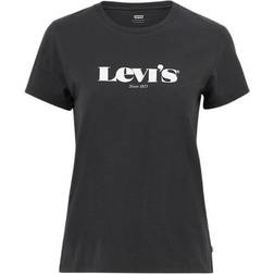 Levi's The Perfect Tee Camiseta Negra Mujer - Negro