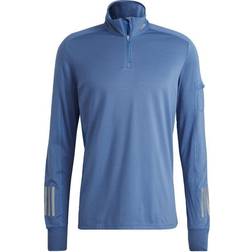 Adidas Own The Run Warm 1/2 Zip Warm Sweatshirt Men - Focus Blue