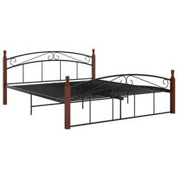 vidaXL Bed Frame Metal 90cm Sängram 140x200cm