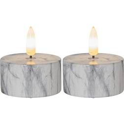 Star Trading Flamme Marble LED-ljus 6cm 2st