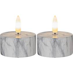 Star Trading Flamme Marble LED-lys 6cm 2stk