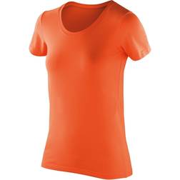 Spiro Women's Impact Softex Short Sleeve T-Shirt - Tangerine