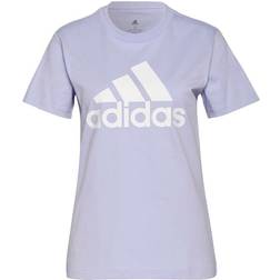 adidas Women's Loungewear Essentials Logo T-shirt - Violet Tone/White