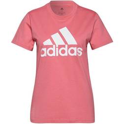 adidas Women's Loungewear Essentials Logo T-shirt - Rose Tone/White