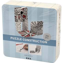 Creativ Company Puzzle Construction Tiles 200 Pieces