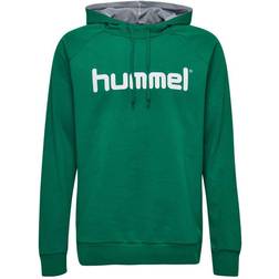 Hummel Felpa con cappuccio Cotton Logo - Vert