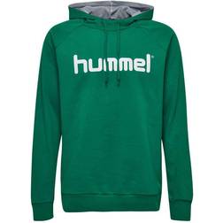 Hummel Go Cotton Logo Hoodie - Evergreen