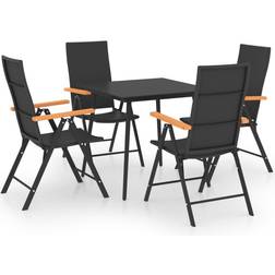 vidaXL 3060089 Patio Dining Set, 1 Table incl. 4 Chairs