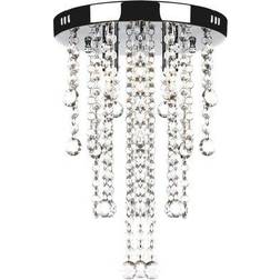 vidaXL Crystal Beads Ceiling Flush Light 24.8cm