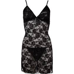 Cottelli Collection Flowers Lace Chemise Set
