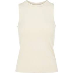 Object Jamie Round Neck Sleeveless Top - Sandshell