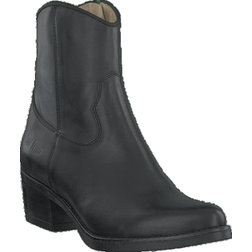 Johnny Bulls Mid Zip Boot Hoge Laarzen - Black