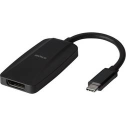 Deltaco USB C-DisplayPort M-F 18m