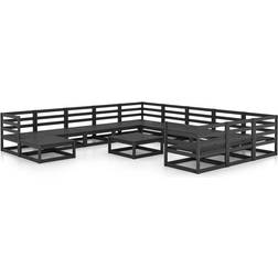 vidaXL 3076063 Loungeset, 2 Bord inkl. 11 Soffor