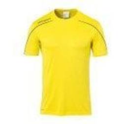 Uhlsport Stream 22 Short Sleeved Shirt Kids - Lime Yellow/Black