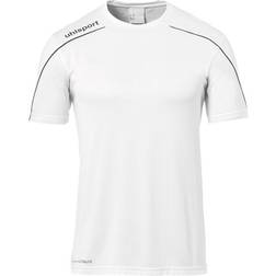 Uhlsport Stream 22 Short Sleeved Shirt Kids - White/Black