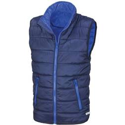 Result Kid's Core Sleeveless Zip Up Bodywarmer - Navy/Royal